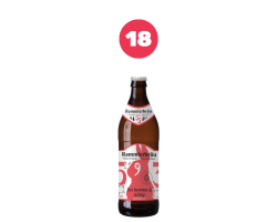 18 x 0,5l Naturtrübes Weißbier 