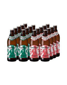 Je 9 x 0,5l Festbier und Weißbier